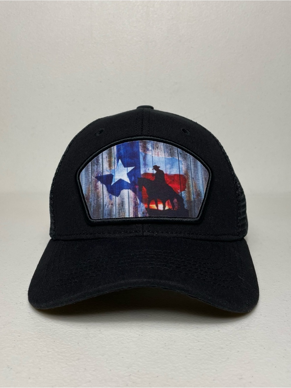Lone Star State Texas Flag Snapback Baseball Cap, Mesh, Style Rodeo